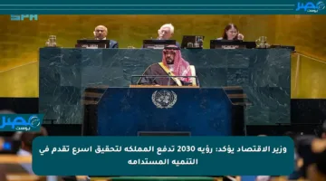 وزير الاقتصاد يؤكد: رؤية 2030 تدفع المملكة لتحقيق أسرع تقدم في التنمية المستدامة